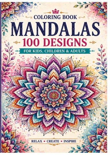 Fun & Easy Coloring Book for Children & Adult