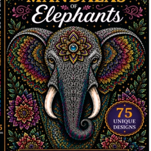 Stress Relief Adult Coloring Book: 75 Unique Designs for Relaxation, Anxiety Rel